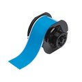 Brady All Weather Permanent Adhesive Vinyl Label Tape for B30 Printers 2.25in LT Blue B30C-2250-595-LB